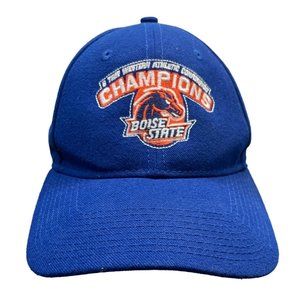 Boise State Football Hat New Era Cap 8 Time WAC Champions 75 - 5 BSU